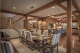The open dining and kitchen of Meredith House