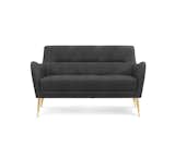 #essentialhome #upholstery #midcentury #modern #sofa  #brass