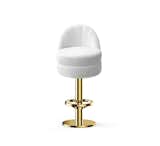 #essentialhome #upholstery #midcentury #modern #barchair #velvet #brass