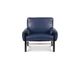#essentialhome #upholstery #midcentury #modern #armchair #leather #brass