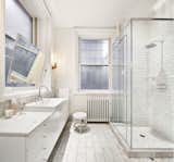 The spacious master bath.