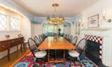The dining room, with fireplace, can host at least ten people for a meal