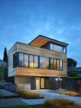 Exterior, House Building Type, Wood Siding Material, Glass Siding Material, and Flat RoofLine Entry  Photo 3 of 3 in Favorites by Mike Steer from Cycle House