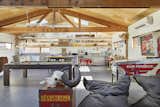 Great Room – The Great Room kitchen has natural plywood shelving and stainless-steel casework. Several new windows and skylights provide ample light. 
 
