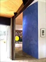 The Stone Floors Include Botanical Fossils and are Radiant-Heated