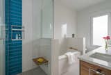 AFTER - New master bath with walk-in shower and tub.