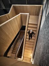 Staircase, Glass Railing, Metal Railing, Metal Tread, Wood Tread, Wood Railing, and Stone Tread  Photo 2 of 20 in ASPEN | HORIZON HOUSE by RO  |  ROCKETT DESIGN