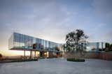 Orum rises two stories above ground with its third floor burrowed into the hill. The ground floor provides the entry and communal spaces for gathering, while the top floor is dedicated to the home’s private spaces.