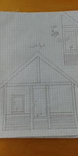 How it all started, a drawing on a piece of paper
