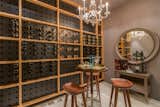 The residence's wine cellar holds more than 600 bottles of wine.  Photo 17 of 18 in North Bay Road Residence by Choeff Levy Fischman