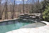 Waterfall pool feature