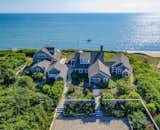 Aerial view of the compound overlooking Cape Cod Bay.