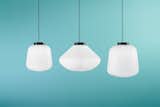 The elegant Flotte lantern comes in two styles and three different shapes,  working well as decorative pendants or functional outdoor lighting. 