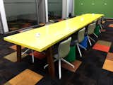 Power and data options available for your Slab, making it the perfect desk and table for boardrooms.