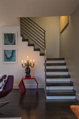 Entry space and stair