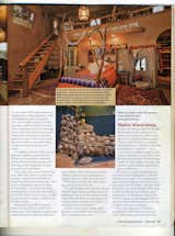 Bedroom and bathroom  Photo 9 of 28 in Picture Rock Studio-Round Strawbale Home design & built by Glen Neff by Glen Neff
