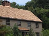 Cedar Shake Roof, New England Cottage Style, Salt Box, Large Central Fireplace