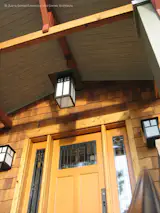 Door 6841 with 6171 sidelights shown in fir. 