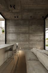 A clean, minimalist space where industrial concrete meets sleek modern design, creating an effortlessly stylish environment. #mb3h #minimalism #industrialdesign #modernliving