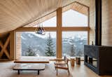 The upper levels of the six-bedroom, four-bathroom Mountain House feature large picture windows that offer sweeping valley views.