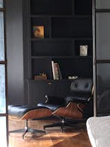 Office, Chair, Study Room Type, Bookcase, Shelves, and Medium Hardwood Floor  Photos from Columbine Residence