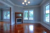 Living Room with restored fireplace.