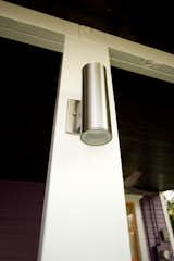 Updated electrical fixtures to provide more security for the back porch