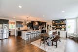 Large chef inspired kitchen with custom two tone design