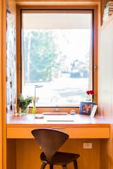 Kitchen desk look out over front yard   Photo 19 of 20 in Gable House by Michael Goorevich
