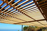 Outdoor, Wood Patio, Porch, Deck, and Metal Patio, Porch, Deck Wood and Steel Arbor  Photo 12 of 13 in Malibu Hillside by Michael Goorevich