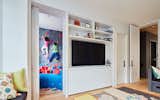 Kids Room, Teen Age, Playroom Room Type, Bed, Medium Hardwood Floor, and Pre-Teen Age  Photo 13 of 23 in Modern Townhouse by Catherine Truman Architects