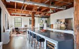 Kitchen, White Cabinet, and Light Hardwood Floor Industrial Loft  Photo 3 of 9 in Industrial Loft by Catherine Truman Architects