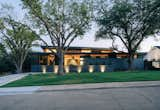 Exterior, Flat RoofLine, Metal Roof Material, Brick Siding Material, House Building Type, Wood Siding Material, Glass Siding Material, and Mid-Century Building Type  Photo 2 of 32 in Vertex House by M Gooden Design