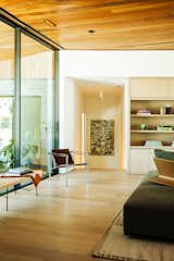 Living Room, Sofa, Light Hardwood Floor, Chair, Ceiling Lighting, and Bench  Photo 13 of 32 in Vertex House by M Gooden Design