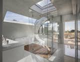 Bath Room, Freestanding Tub, Soaking Tub, Enclosed Shower, and Marble Counter  Photos from Hamptons Residence
