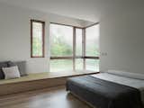 Tatami daybed integrated with the window.