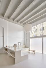 Living Room, Shelves, Porcelain Tile Floor, Ceiling Lighting, and Sofa  Photo 9 of 18 in ÁVILA by Allaround Lab