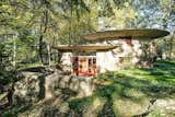 Exterior, House Building Type, and Stone Siding Material  Photo 8 of 10 in A Usonian Masterpiece by Frank Lloyd Wright Is on the Market For $1.5M