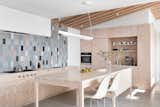 "I love the tile wall in the kitchen,