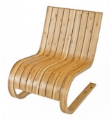 Loi Wave Bamboo Chair
$585.00

Wave Chair, Size: 21"w x 28"h x 28"d, Material: Bamboo