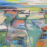 Vicinity #1 40x40 oil on canvas by Kim Ford Kitz  Kim Ford Kitz’s Saves from Aerial Paintings