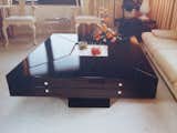 Coffee Table with butterfly serving leaves. I made this prototype in my first workshop. Dublin, 1983.