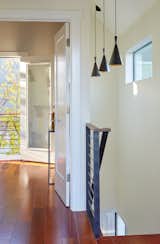 The Brazillian cherry floor was salvaged from a family member's remodel and saved from the landfill 