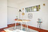 The Brazillian cherry floor was salvaged from a family member's remodel and saved from the landfill