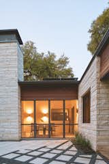 Covered Porch and Patio - Playing with texture and material further defined the various spaces of the home.