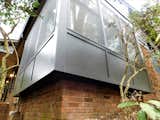 Cantilevered section of dining room.
