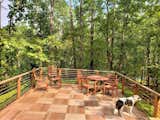 Outdoor, Post Lighting, Pavers Patio, Porch, Deck, Wood Patio, Porch, Deck, Large Patio, Porch, Deck, Stone Patio, Porch, Deck, Rooftop, Trees, Gardens, and Garden  Photo 12 of 12 in The Finken Project by Actual Size Builders, Inc.