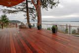 Outdoor, Wood Patio, Porch, Deck, Decking Patio, Porch, Deck, and Front Yard  Photo 8 of 9 in West Seattle View Home by Atelier Drome