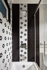 Guest bathroom tile design.