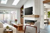 Breakfast area hides around the corner from the living space